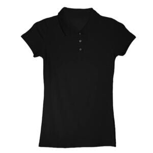 Black Uniform Polo Shirt​​​​​​, NWT, L (10-12 Years)